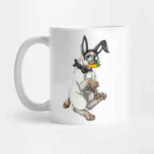 Bobtail BunnyCat: Cinnamon Lynx Point (Black) Mug